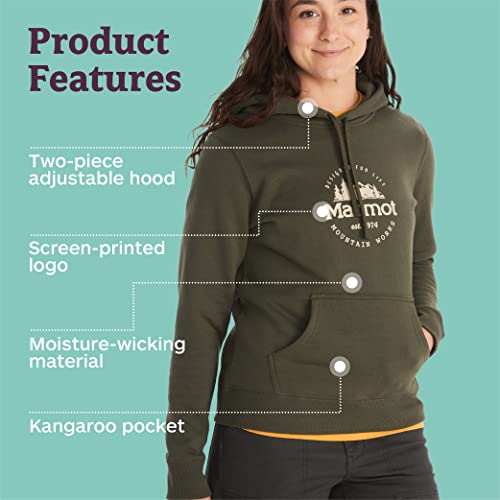 MARMOT WOMEN'S CULEBRA PEAK HOODY - SIZE: WOMEN XL - NORI - Brand New