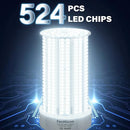 2 Pack 1200W Equivalent 100W LED Corn Bulbs 14500 Lumen 6500K E26/E39 - White - Like New