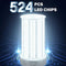 2 Pack 1200W Equivalent 100W LED Corn Bulbs 14500 Lumen 6500K E26/E39 - White - Like New