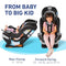 GRACO EXTEND2FIT KENZIE, 2-IN-1 CONVERTIBLE CAR SEAT INFANTS TODDLERS - KENZIE - Like New