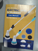 HATTYROOM ELECTRIC SPIN SCRUBBER EXTENSION ARM SIX SCRUBBING HEADS - WHITE/BLACK - Like New