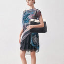 WXNOW WOMEN LAPTOP TOTE BAG CANVAS HANDBAG PURSE SHOULDER BAG - BLACK - Like New