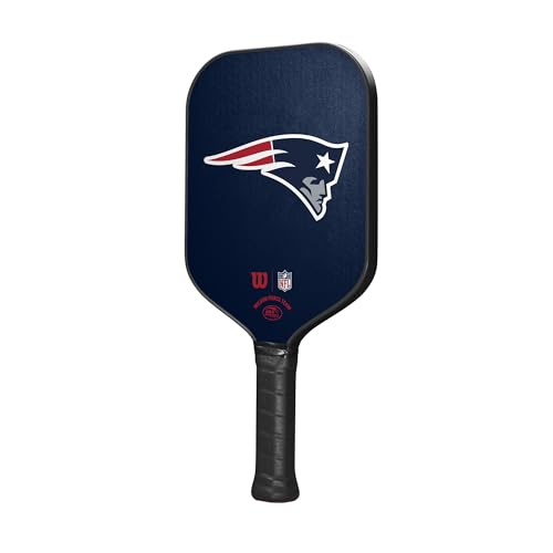 Wilson NFL Collection Fierce Team Pickleball Paddle 4 1/4" Grip NE Patriots - Brand New