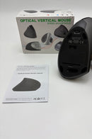 GENERIC WIRELESS VERTICAL ERGONOMIC OPTICAL MOUSE - GRAY - Like New