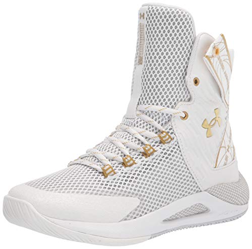 Under Armour Women's HOVR Highlight Ace Volleyball Shoe White/Wht/Gld - Like New