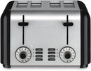 CUISINART CPT-340P1 4 SLICE TOAST & BAGELS COMPACT TOASTER-STAINLESS STEEL/BLACK Like New