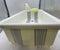 GENERIC COLLAPSIBLE BABY BATHTUB WITH SMART TEMPERATURE DISPLAY - WHITE/GRAY - Like New