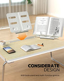Nulaxy Lap Desk for Bed, XXL Large Size 26"x17.2"x12.2" - White Oak - Like New