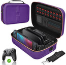 GORIXER SWITCH 2 CASE FOR NINTENDO SWITCH STORES 18 GAME - PURPLE - Brand New