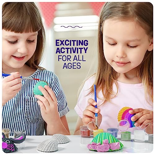 DAN&DARCI KIDS SEA SHELL PAINTING KIT ARTS & CRAFTS GIFTS MULTI-COLOR - Like New
