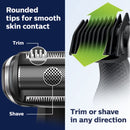 PHILIPS NORELCO BODYGROOM SERIES 3010 SHOWERPROOF BODY TRIMMER, BG3010/40 -BLACK - Like New