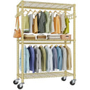 VIPEK R2 Plus Rolling Clothes Rack Heavy Duty Closet for Hanging Clothes - Black - Brand New