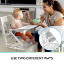 EVENFLO EAT & GO 2-IN-1 PORTABLE FOLDING BOOSTER CHAIR - WHITE - Like New