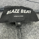 BLAZE BEAT SWEATPANTS WITH THREE POCKETS - SIZE: MEN 3XL - CHARCOAL - Brand New