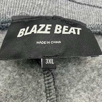 BLAZE BEAT SWEATPANTS WITH THREE POCKETS - SIZE: MEN 3XL - CHARCOAL - Brand New