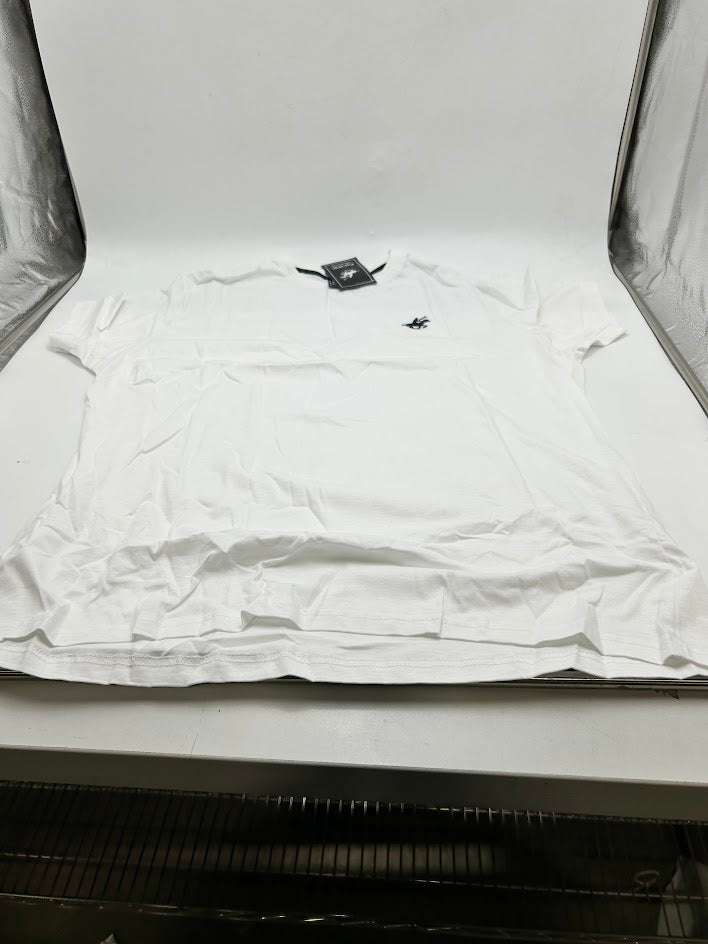 PACIFIC POLO CLUB MEN'S SHORT SLEEVES T-SHIRT - SIZE: MEN XL - WHITE - Brand New