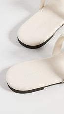 90582 TORY BURCH MILLER SOFT SANDALS NEW IVORY SIZE 7.5 - Like New