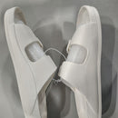 PROGONIAXYZ EVA FLAT SANDALS UNISEX-ADULT SLIDE SANDAL SIZE: MEN 11 - OFF WHITE - Like New