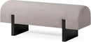MAVEN LANE JUNO MODERN WOODEN UPHOLSTERED BENCH - REFINED BLACK - Like New