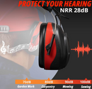 RebelTech Gear digital radio headphones BLACK/RED B0BJQVY1H5 - Like New