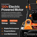 SuperHandy Electric Snow Thrower Corded AC 120V 15A 18 x 10" - Scratch & Dent