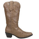 09-021-1556 ROPER Womens Brooklyn Round Toe Casual Boots - Size 8, Beige - Like New