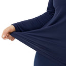 ALLBIRDS WOMEN'S NATURAL FLOW STUDIO LONG SLEEVE, SIZE L, TRUE NAVY - Brand New