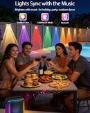 CUJEMY OUTDOOR DECK LIGHTS 16 PACK - 100FT - SMART RGB - HCP215 - Like New
