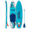 AQUA LEISURE AQUA HALCYON SPORT INFLATABLE PADDLEBOARD 10'6" - MULTI-COLOR - Like New