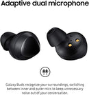 Samsung Galaxy Buds True Wireless Earbuds CA SM-R170NZKAXAC - Black Like New