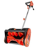 VOLTASK 12INCH SNOW BLOWER, 10 AMP DIRECTIONAL PLATE, ESS001-120OR-USVK-ORANGE - Like New