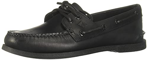 SPERRY MEN'S AUTHENTIC ORIGINAL 2-EYE SIZE: MEN 11.5 BLACK - Like New