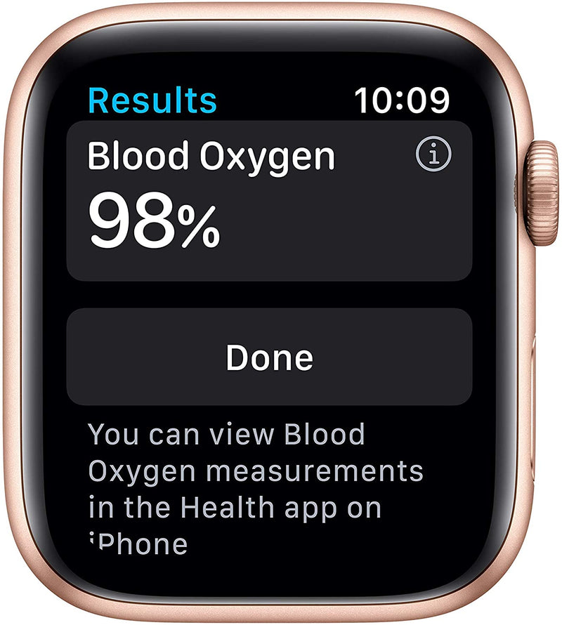 For Parts: Apple Watch 6 GPS 44mm - Gold with Pink Sport Band - CANNOT BE REPAIRED