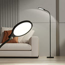 ULTRANET Floor Lamp, 12W Remote 5 Level&5 Brightness - Black - Brand New