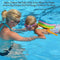 TOYSHARING SWIM FLOAT KIDS BELT BACK: POOL BUBBLE WATER TRAINER 3-12 YR OLD - Like New