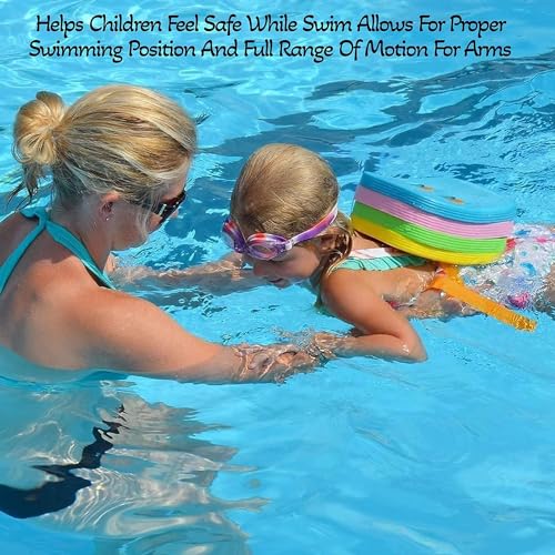 TOYSHARING SWIM FLOAT KIDS BELT BACK: POOL BUBBLE WATER TRAINER 3-12 YR OLD - Like New