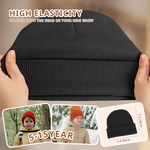 ZOORON Kids Beanie Boys Girls Beanies Children Winter Hats Children Knit Warm - Like New