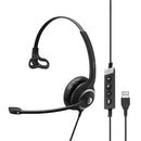 EPOS SENNHEISER SC 230 USB MS II SINGLE-SIDED Business Headset - BLACK - Like New