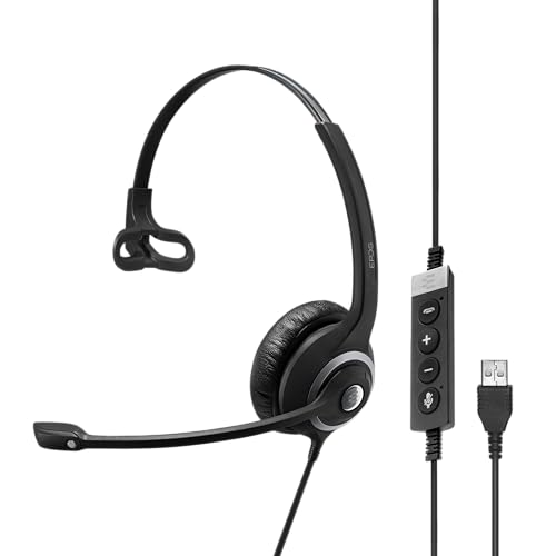 EPOS SENNHEISER SC 230 USB MS II SINGLE-SIDED Business Headset - BLACK - Like New