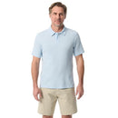 BASS Outdoor Men's Short Sleeve Textured Polo Shirt with Buttons Standard -L - Like New