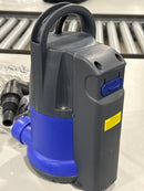 1 HP AUTOMATIC SUBMERSIBLE WATER PUMP, PORTABLE SUMP PUMP - BLUE/GRAY - Like New