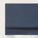 ECLIPSE FAUX SILK ROMAN WINDOW CORDLESS 100% BLACKOUT 36X64 - INDIGO - Like New