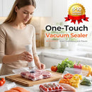 OLECHA FOOD VACUUM SEALER VISIBLE WATER TANK COMPACT HANDHELD VACUUM - WHITE - Brand New