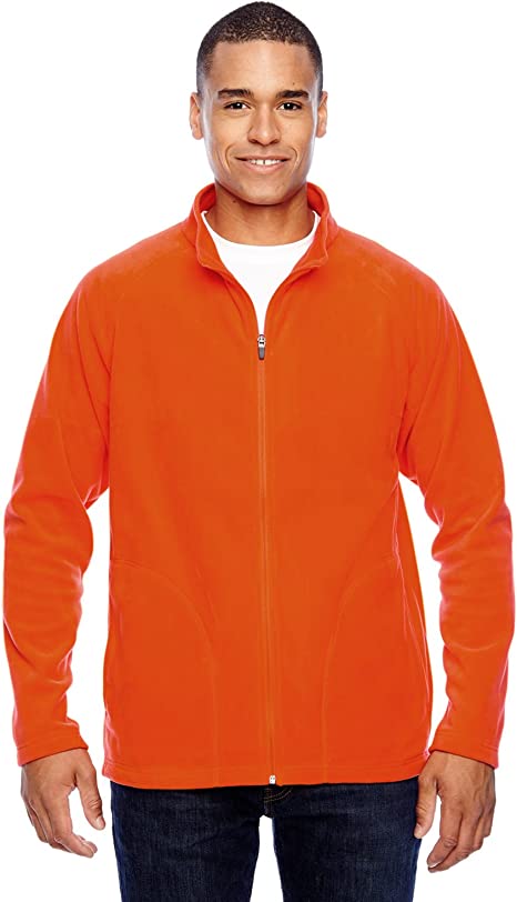 TT90 Team 365 Men S Campus Microfleece Jacket Sport Orange XL Like New