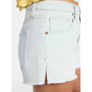 NO BOUNDARIES MID-RISE DENIM SHORTS, 3" INSEAM - SIZE: WOMEN 4 - LIGHT WASH - Brand New