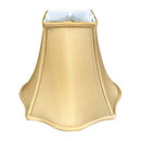 Royal Designs, Inc. Flare Bottom Square Bell Lamp Shade 4 x 10 x 8.5 Gold BS-702 - Brand New