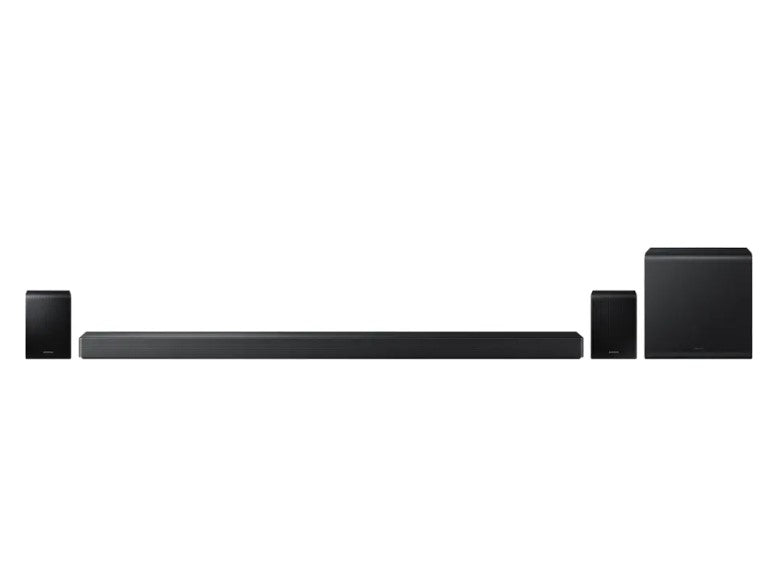 SAMSUNG Q-SERIES 5.1.2 CH SOUNDBAR WITH SUBWOOFER REAR SPEAKERS - TITAN BLACK - Like New