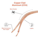 VAIYER 16 GAUGE SPEAKER WIRE CABLE 100 FT 30.48 METER 1.3 MM CCA VRSC16100C BRON - Brand New