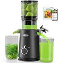 ECOSELF JUICER MACHINES 4.35" LARGE FEED CHUTE HANDS FREE COLD PRESS - BLACK - Like New