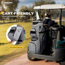 UNIHIMAL GOLF CART BAG, 15 WAY ORGANIZER DIVIDER TOP WITH HANDLES - GRAY/GREEN - Like New